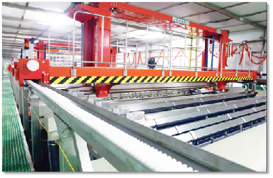 Pattern plating line